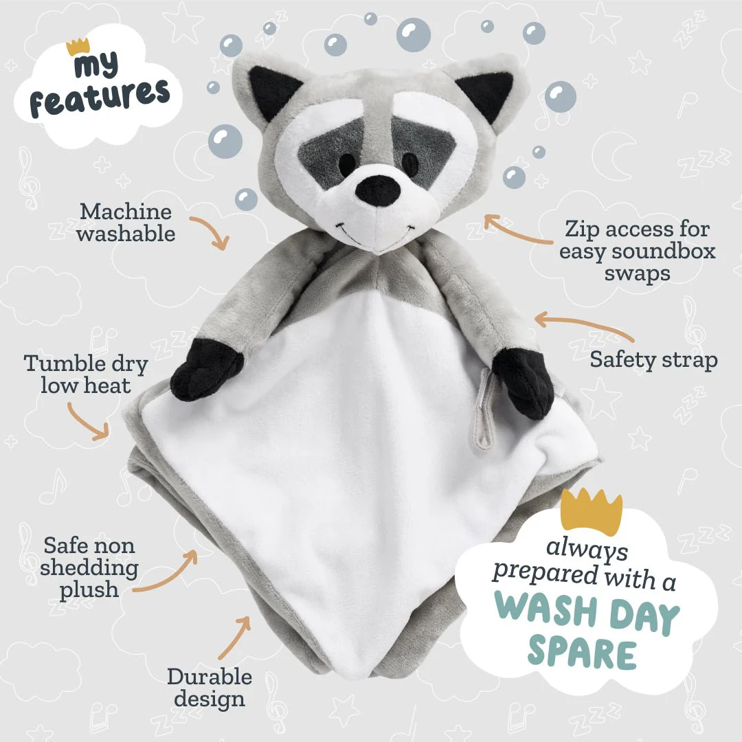 Wash Day Spare Plush - Bandit The Raccoon - Image 3