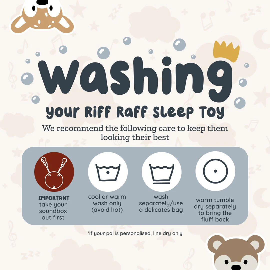 Wash Day Spare Plush - Bandit The Raccoon - Image 4